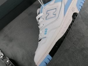 New Balance 550 white light blue