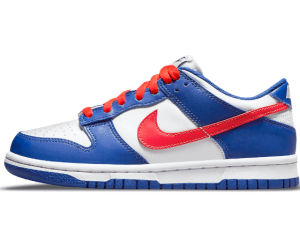 DUNK L-WHITE ROYAL RED