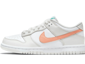 DUNK L-WHITE BONE PEACH AQUA