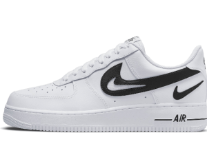 AF1- O7 FM CUT OUT SWOOSH WHITE BLACK