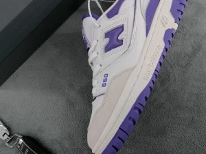 New Balance 550 white purple