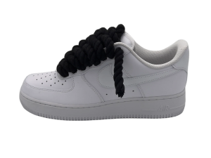 AIR FORCE 1 LACES ROPE-BLACK