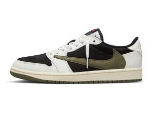 J1 LOW X TRAVIS SCOTT-OLIVE