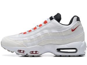 Air Max 95 Light Bone Habanero Red