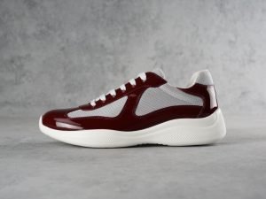 Prada America's Cup Dark Red Grey