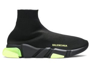 Balenciaga Speed Trainer 'Clear Sole - Black Yellow Fluo'
