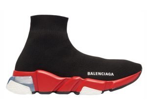 Balenciaga Speed Clear Sole Trainer 'Black Red'