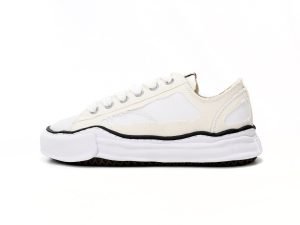 MAISON MIHARA YASUHIRO White And White And Black Stripes