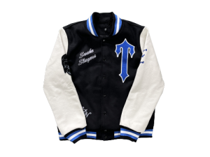 T VARSITY - BLACK WHITE